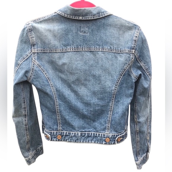 - GAP Vintage Y2K Cropped Denim Jacket SZ S! EUC! - Picture 12 of 16